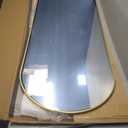 Arched Full Length Mirror Standing Mirror with Stand 78 x 38 Large Wall Mirrors Gold Hanging Standing or Leaning Against The Wall for Bedroom Entryway
