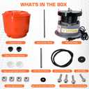 9LBS Vibratory Tumbler Polishing Machine for Rocks/Metal Parts/Screw