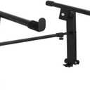 2 Tier Keyboard stand extension Electric Digital Piano Stand keyboard stand tier Adjustable piano stand for Stacking Keyboards, Electric Pianos, Synths, and Organs , Adjustable, Nonslip Arms and Feet Metal Black