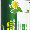 Ebanel Menthol Arnica Gel Pain Relief Cream Roll On with Hemp Oil, Emu Oil, MSM, Camphor, Vitamin B6, Boswellia, Bruise Cream Muscle Rub for Arthritis, Strains, Sprains, Joint Back Pain (3.56 Ounce (Pack of 1))