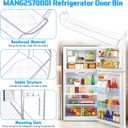 UPGRADED MAN62570801 Refrigerator Door Shelf Bin Compatible with Kenmore LG Refrigerator Door Shelf Replacement LTCS24223S LG Fridge Shelf Replacement LTCS24223D LTWS24223S LTCS24223W LRTLS2403S Shelf