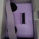 Karaoke Machine, Portable Bluetooth Speaker with 2 Wireless Microphone for Adults & Kids with LED Lights, Karaoke Microphone with PA System Supports USB/TF/AUX, Gift for Party (Purple)