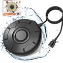 Bird Bath Heater, Birdbaths De-Icer, Birdbath Water Heater Deicer with Thermostatically Controlled, Heated Bird Bath Deicer Suitable for Birdbath Farm Livestock Drinking Outdoors in Winter, Black
