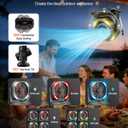 VEVOR Misting Fan, More than 2700RPM Motor Mister Fan, Mister Cooling Fans with 2.38 gal Water Tank, 10000mAh Battery, 4-Speed Wind & 5 Lighting Modes, Water Cooling Fans for Indoor, Outdoor, Patio