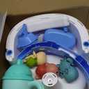 Baby Bath Seat for Babies 6 Months & up,Baby Bath Seat,Non-Slip Toddler Bath Seat, Sit Up Bath Seat for Baby,Safe Infant & Newborn Bathtub Chair with Soft CushionBlue