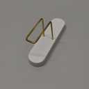 Coffee Filter Holder Storage, Marble & Brass Rack Coffee Filter Container for Coffee Bar/Home/Office, Compatible with #1/#2/#4/V60 Coffee Filter