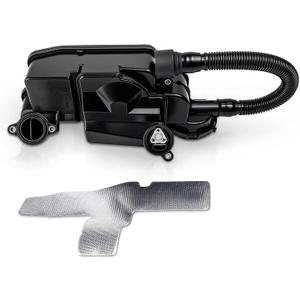 Air Oil Separator Assembly Fit for Ford F250 F350 Super Duty 2017-2019 6.7L Powerstroke Diesel - PCV CCV Vent Valve Engine Crankcase Replaces# FC3Z-6A785-F, FC3Z-6A785-D, FC3Z6A785F - without Sensor