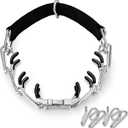 Prong Training Collar for Dogs, No Pull Collar Adjustable Dog Pinch Collar with Quick Release Buckle, for Small Medium Large Dogs, Extra Link and Caps (S: (13'' - 17'') 2.25mm)