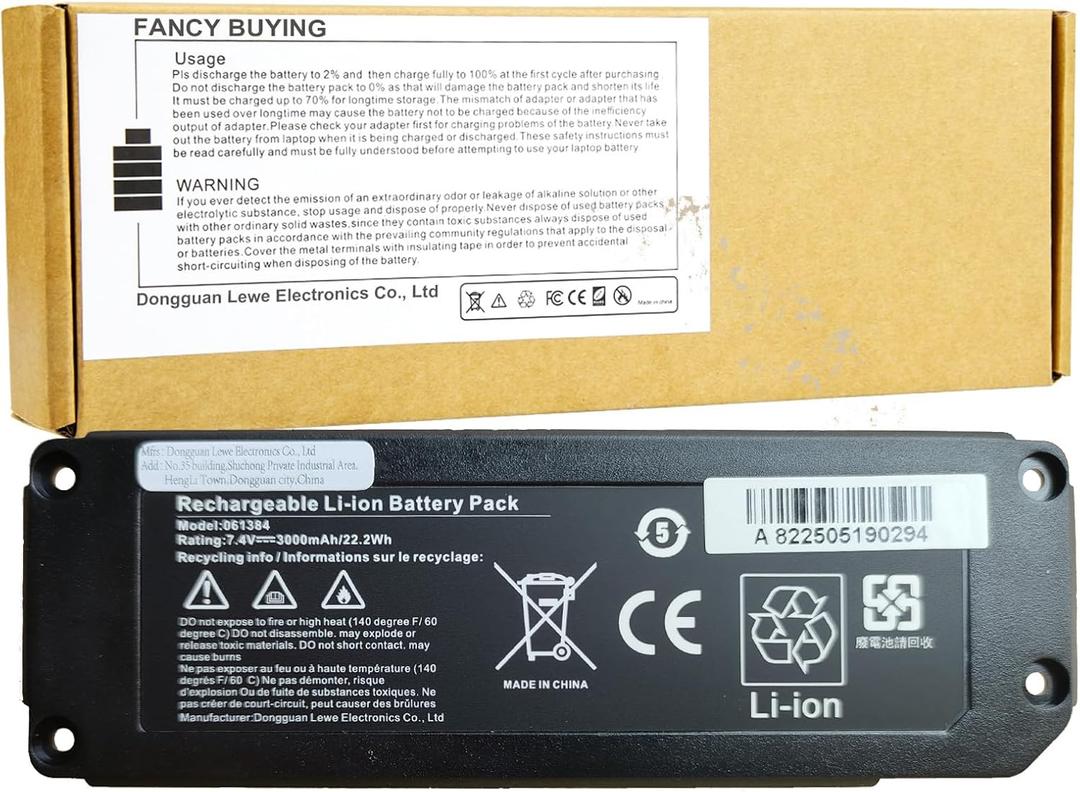 Fancy Buying 7.4V 22.2Wh 061385 Battery for Bose Soundlink Mini I one Gen 1 Speaker US Version bateria para 413295 61385 61384 61386 63287 061384 061386 063287