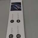 Add-On Tesla Car Seat Gap Filler 2 Pack with Seat Belt Holes, Auto Crevice Blockers 2PCS Fill Gap in Between Seat and Console, Universal car Gap Filler, Black