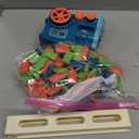 Kids Games Domino Train Toys, 200PCS Automatic Stacking Creative Game 3+ Year Old - Stem Montessori Toy for Boys 4-6 - Christmas Birthday Gifts Blue