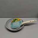 Gibson Home Barnsdall 2 Piece 8 & 10 Inch Aluminum Fry Pan Cookware Non-Toxic Ceramic Non Stick Frying Pan, Kitchen Egg Pan, Omelet Pan, Always Pan, Pots and Pans, Linen White, Induction Safe