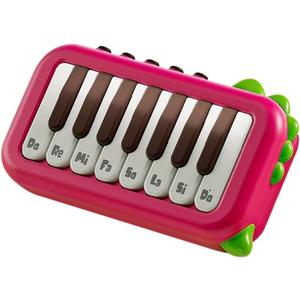 15 Key Pocket Piano Mini Electronic Piano One Click Switching Between 3 Different Tones Illuminated Keys Interesting Portable Music Instrument for Trip Home Camping Outdoors