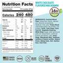 Lenny & Larry's Complete Protein Cookie, [White Chocolate Flavored Macadamia], Chewy Soft Baked, 16g Plant Protein, Vegan, Non-GMO, High Fiber, [4 Ounce]Cookie (Pack of 12)