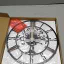 Large Tree of Life Wall Clock, Metal Large Modern Wall Clocks for Living Room, 14 in Oversized Battery Operated Silent Clock for Office,Living Room,Kitchen Decor