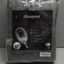 Beautyrest Heated Throw Blanket, Electric Throw, Soft, Warm, Reversible Plush - Sherpa, 3 Heat Settings, 2 hr Auto Shut Off, Machine Washable, 50 x 60 Grey