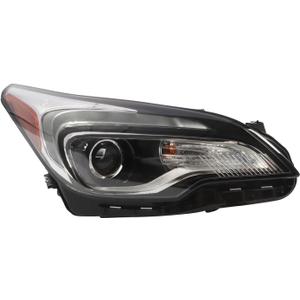 Right Halogen Headlight Assembly Compatible with Envision 2016-2018 w/DRL Passenger Side 84152651 (6-pin)