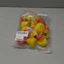 Fun Express Firefighter Rubber Ducks 12 Pack - Mini Rubber Duckies Bulk Party Favors for Kids | Fire Truck Birthday Decorations & Fireman Theme Prizes | Treasure Box Toys for Classroom Carnival Gifts (Small)