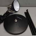 LEPOWER Floor Lamp, Swing Arm Floor Lamp, Industrial Tall Lamp with Heavy Metal Base, E26 Base Standing Reading Lamp, Modern Lamp for Home Office, Living Room, Bedroom Black