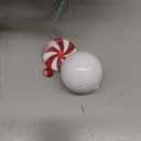 Liliful Christmas Mailbox Swag Red Green White 88 Inch Xmas Mailbox Swag Traditional Artificial Christmas Decorations for Home Indoor Outdoor Decorations