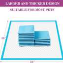 IMMCUTE Dog Pee Pads Extra Large 28"x34", X-Large Training Puppy Pee Pads Super Absorbent & Leak-Proof, XL Disposable Pet Piddle Pad and Potty Pads for Dogs, Puppies, Doggie (XLarge:28"*34"-40 Ct)