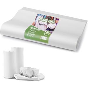 200 Sheets Packing Paper for Moving Newsprint Packing Paper Sheets for Shipping Moving Supplies Fill The Moving Boxes and Protect Fragile Items (14.5x11.5)