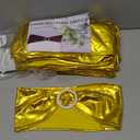 Spandex Chair Sashes Bows - Babenest 30PCS Premium Stretch Chair Cover Band with Buckle Slider Universal Elastic Chair Ties for Wedding Party Ceremony Reception Banquet Decoration (Metallic Gold)