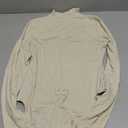 REORIA Women's Turtle Neck Long Sleeve Bodysuit Basic Slim Fit Double Lined Lightweight Layering Top for Fall & Winter, S