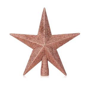 Mr. Pen Rose Gold Star Christmas Tree Topper, 8-Inch Glitter Star Tree Topper