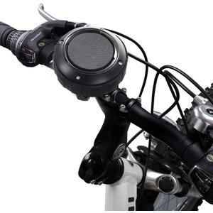 Kunodi Outdoor Waterproof Bluetooth Speaker, Wireless Portable Shower Travel Bike Speaker with Subwoofer, Enhanced Bass, Built in Mic for Bicycle Riding, Sports, Pool, Beach, Hiking (Black & Bracket)