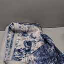 Washable Area Rugs 5'x7' Non-Slip Modern Abstract Soft for Living Room Entryway Bedroom Nursery, Print Pattern, Blue Grey Navy Gray