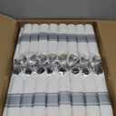 Goodluck 200 Pack Pre Rolled Silver Plastic Silverware, Wrapped Cutlery