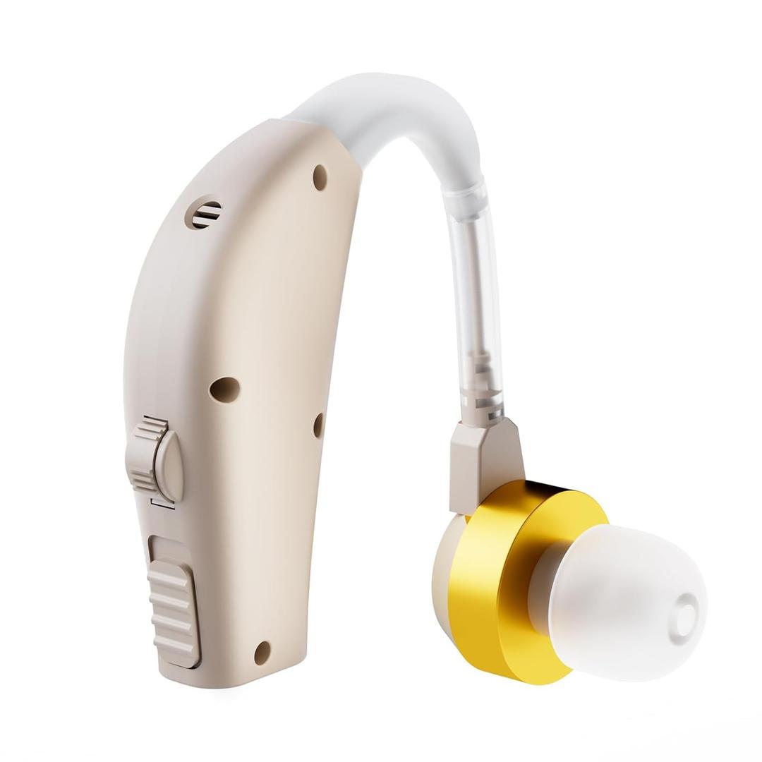 Hearing Amplifier, Rechargeable Hearing Aids for Seniors Use with Noise Cancelling, Digital Hearing Aids for Adults Mild to Moderate Hearing Loss