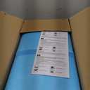 Basics Heavy Duty Dog and Puppy Pee Pads, LeakProof 5Layer Super Absorbent, QuickDry Surface for Potty Training, Regular Size, 24x23", Blue & White, 50 Count