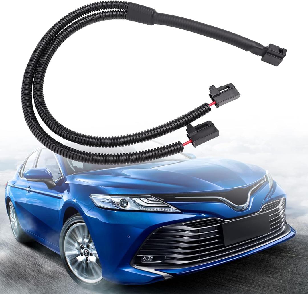 FARBIN 1 to 2 Horn Adapter Connector Y Type Special Plug Wiring Kit for Toyota Car Truck Horn Plug and Play (1 to 2 Converter Wiring for Toyota horn)