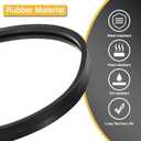uxcell 1 Pack 2/B51 Classic Wrapped 2 Banded V-Belt, 54" Outside Circumference, Black, Compatible with Pump, Fan, Compressor, Agricultural Equipment, Vehicle System