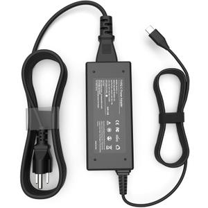 Universal Chromebook Charger USB-C for Hp/Lenovo/Dell 45W USB C Computer Laptop Charger - Type C Power Cord Adapter Replacement Lenovo Thinkpad/Yoga,HP Envy/Spectre,Dell Latitude,Asus,Samsung,Acer