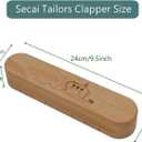 Tailors Clapper for Quilting and Ironing, Hardwood Professional Sewing Pressing Tool for Seam Flattening, Ideal for Setting Fabric Folds and Removing Clothing Wrinkles-9.5 Inches