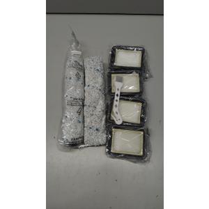 Multi-Surface Brush Rolls 2787 and Vacuum Filters 1866 for Bissell CrossWave Max 2554 2554A 2590 2593 2596 for HydroSteam 35151 35152 3513 3518, Replacement Part 1618638, 1608684, 6 Pack