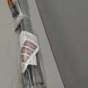 Reinforced 42 Extra Tall Pet Gate for Doorways, Extends up to 60 Wide, Extra Tall Retractable Baby Gates with Rods to Prevent Crawling Through Retractable Mesh Dog Gate Indoor Outdoor, Gray