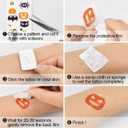 3 x Luminous Halloween Temporary Tattoos for Kids Halloween Party Favors, 10 Sheets Glow in The Dark Halloween Decorations Tattoos for Kids, 100 Styles Glow Tattoos Stickers for Goodie Bag Fillers