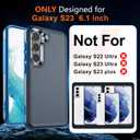 Hualele for Samsung Galaxy S23 Case,[Military Grade Protection] [Dropproof Shcokproof] Anty-Slip Grip Slim & Tough Dual Layer Galaxy S23 Case,Dark Blue