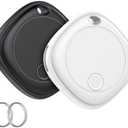 Air Tags-2 Pack, Bluetooth Tracker Works with Apple Find My APP (iOS Only), Bluetooth Smart Air Tag Keys Finder and Item Locator for Keys, Bags, Luggage, Pets, Wallet, Replaceable Battery