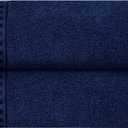 GLAMBURG 100% Cotton 2 Pack Oversized Bath Towel Set 28x55 Inches, Ultra Soft Highly Absorbant Compact Quickdry & Lightweight Large Bath Towels, Ideal for Gym Travel Camp Pool - Navy Blue
