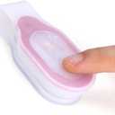 ALONEFIRE LED Flashlights Clip on Flashlight Night Safely Nursing Night Light Hands Free Strong Magnetic to Grip Clothing with a Keychain Flashlight for Walking Running Sports Outdoor Emergency (Red)