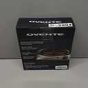 OVENTE Countertop Infrared Single Burner, 1000W Electric Hot Plate with 7 Ceramic Glass Cooktop, 5 Level Temperature Setting & Easy to Clean Base, Compact Stove for Home Dorm Office, Silver BGI101S