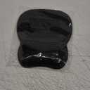 MROCO Ergonomic Mouse Pad with Gel Wrist Rest, Comfortable Mousepad with Smooth Wrist Support Surface and Non-Slip PU Base for Pain Relief, Computer, Laptop, Office & Home, 9.4 x 8.1 in, Black Color