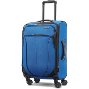 American Tourister 4 KIX 2.0 Expandable Softside Luggage with Spinner Wheels, 20 SPINNER, CLASSIC BLUE
