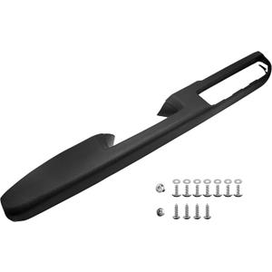 KAIRAY 80994 Front Left Driver Side Armrest, Door Panel Compatible with Chevy Silverado Avalanche Tahoe Suburban GMC Sierra Yukon 2010-2014, Door Release Handle Above Armrest 27 IN, Black GM# 84127280