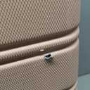 Rockland Melbourne Hardside Expandable Luggage with Spinner Wheels, Champagne, 3-Piece Set (20/24/28)